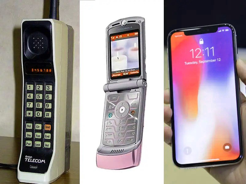 The history of the cell phones