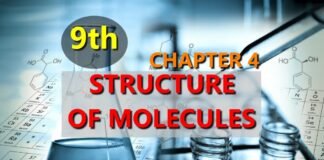 CHAPTER 4 - STRUCTURE OF MOLECULES - CLASS 9