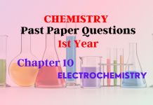 Chapter 10 - ELECTROCHEMISTRY- Chemistry 1st Year