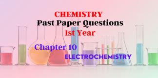 Chapter 10 - ELECTROCHEMISTRY- Chemistry 1st Year